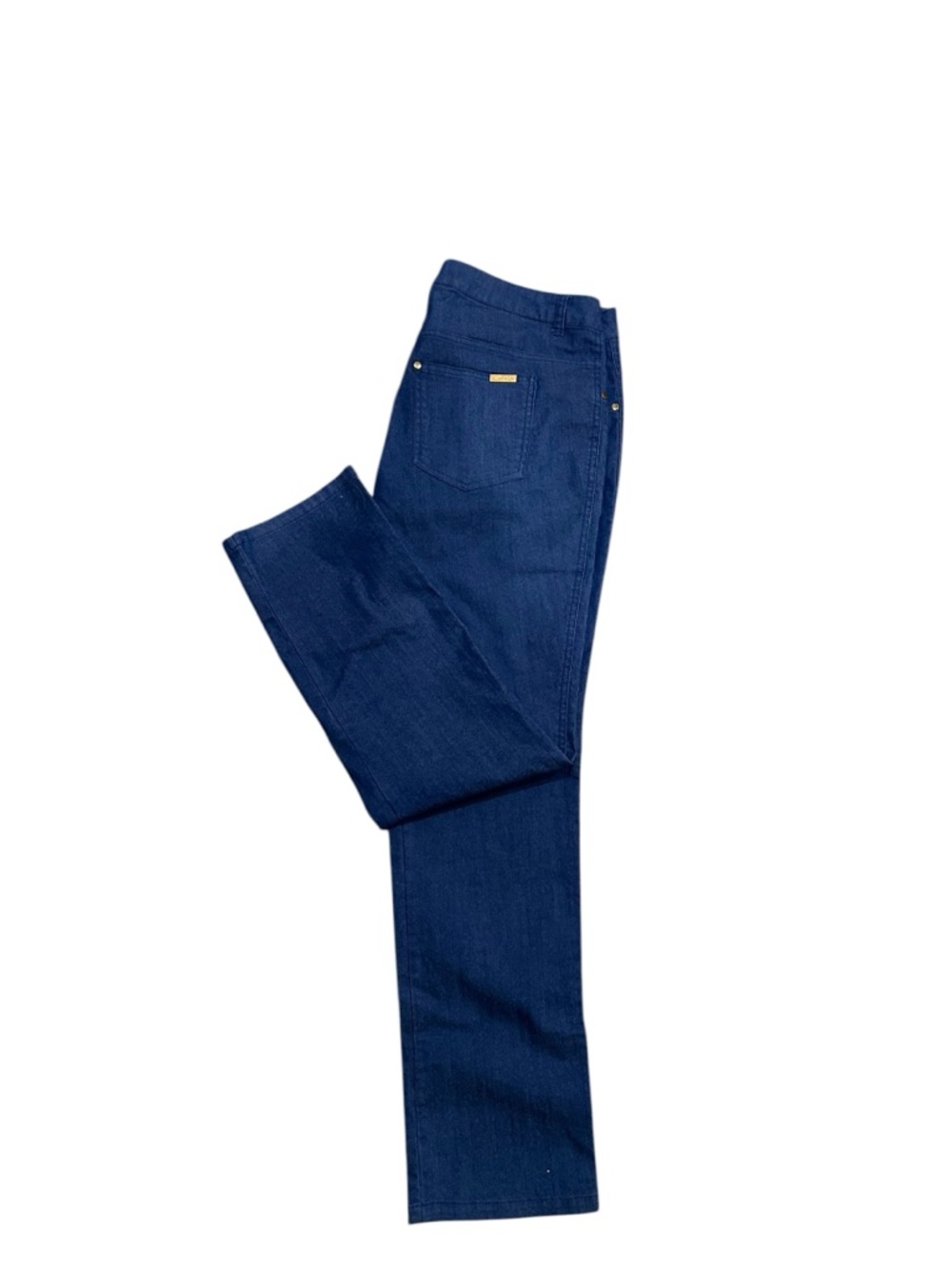 IMAN Global Chic Luxury Denim Dark Wash Straight Leg Jeans Women’s Size L - Picture 4 of 6